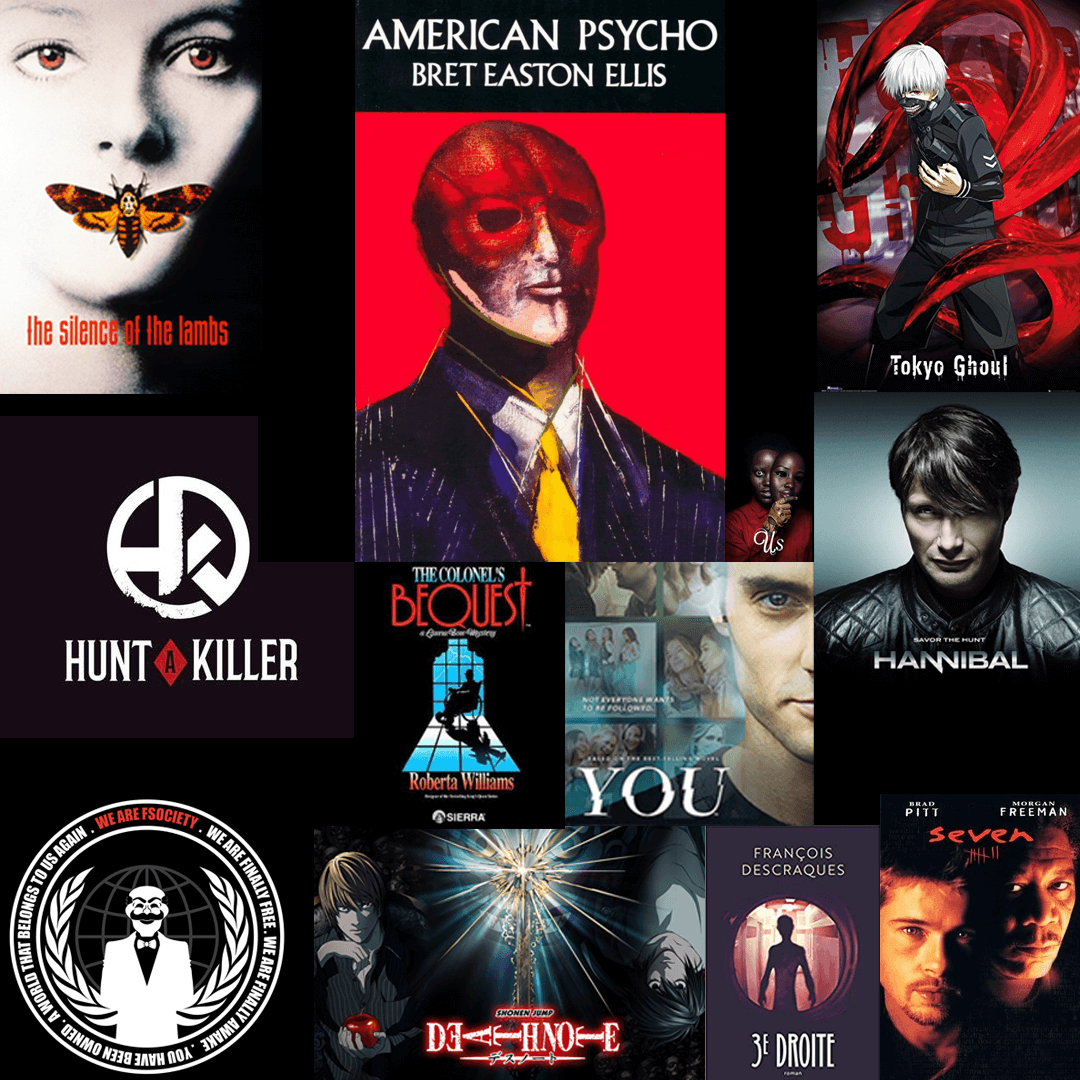 S01E11 - Cereal Killer (You, Hannibal, Mister Robot, Se7en, Tokyo Ghoul, American Psycho, Silence of the Lambs, Hunt A Killer, Colonel's Bequest)